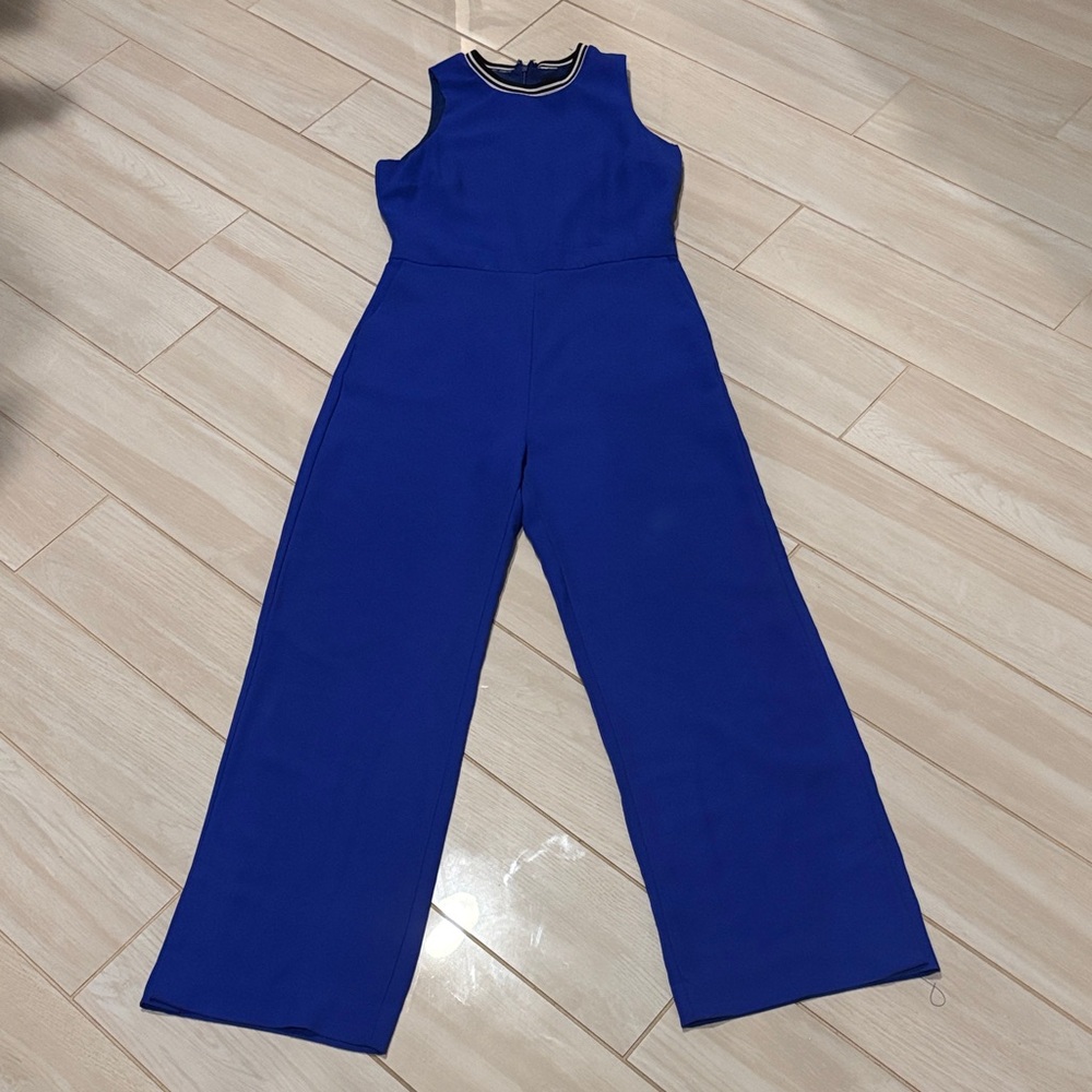 Banana Republic Royal Blue Sleeveless Jumpsuit